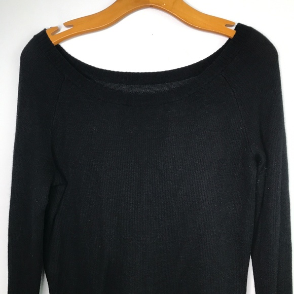 LULULEMON WOMENS SWEATER Black 100% WOOL REVERSIBLE PULLOVER 8 - Picture 3 of 12